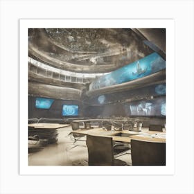 Envision A Future Where The Ministry For The Future Has Been Established As A Powerful And Influential Government Agency 49 Art Print