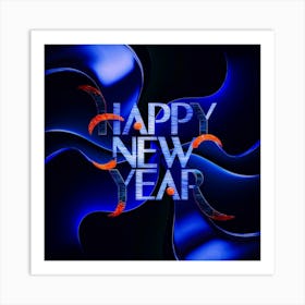 Happy New Year 6 Art Print