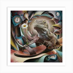 Monitor Lizard 2 Art Print