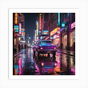 Nyc At Night art print Art Print