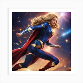 Supergirl Art Print