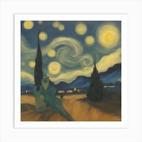 Vincent Van Gogh inspired Art Print