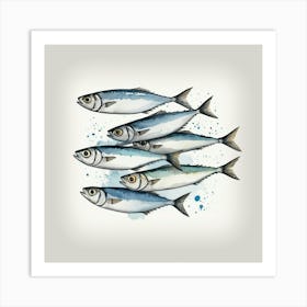 Sardines Art Print