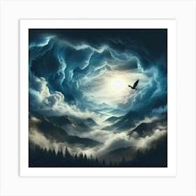 Sky And Clouds Art Print