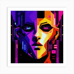 Cyborg Art Print