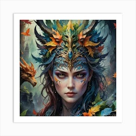 Elven Woman 1 Art Print