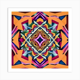 Abstract Mandala 8 Art Print