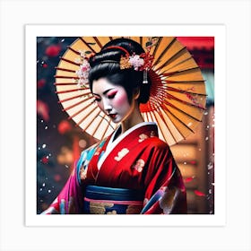 Geisha 162 Art Print