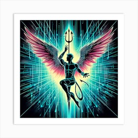 Angel Of The Netherworld Art Print