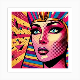 Pop Egyptian Amal Rhythm Art Print