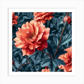 Peonies 4 Art Print