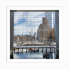 Reflections In The Glass Art Print