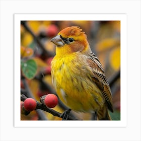 Yellow Finch 4 Art Print