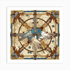 Stained Glass Art Print