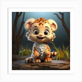 Tiger Cub 14 Art Print