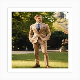 Man In A Suit Art Print