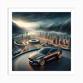 Jaguar Xe Concept Art Print