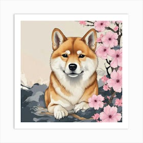 Shiba Inu 28 Art Print