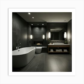 Modern Bathroom 3 Art Print