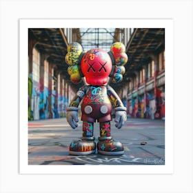 Kaws Hangar Art Print