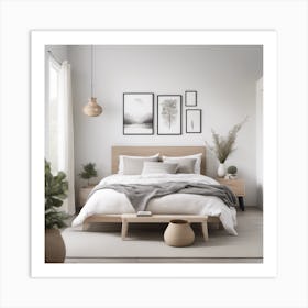 Modern Bedroom Art Print