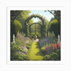 The Garden Path Art Print