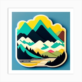 Mountain Landscape 3 Art Print