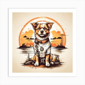cute dog Art Print