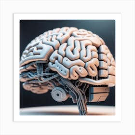 Human Brain Art Print