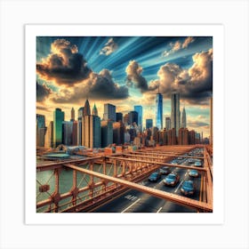 Brooklyn Bridge Art Print