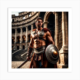 Roma Gladiator Art Print