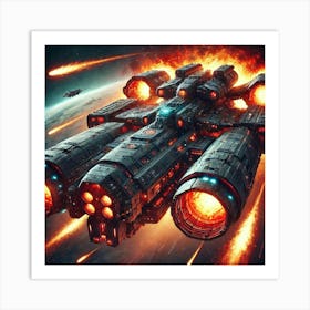 Inferno Class Dreadnought Art Print