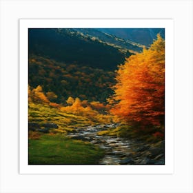 Autumn In The Mountains 13 Art Print