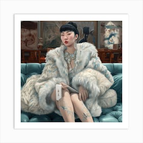 Asian Woman 7 Art Print