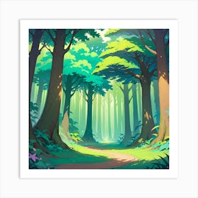 Forest Path 3 Art Print