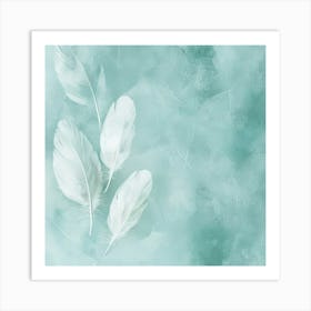 White Feathers 1 Art Print