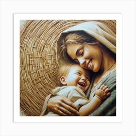 Joy Of A Mother Art Print