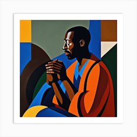 Man Praying Art Print