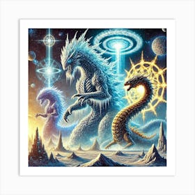 Celestial Evolution Art Print