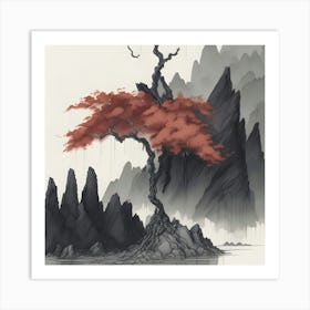 Asian Tree Art Print