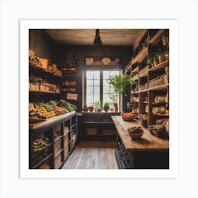 Swedish Grocery Store Art Print