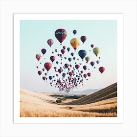 Hot Air Balloons 8 Art Print