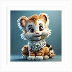 Cute Cheetah 1 Art Print