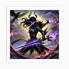 Zoya Shadowfire Strike Art Print