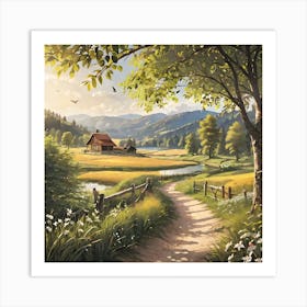 Country Road Art Print