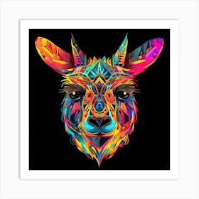 Llama Head Affiche