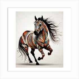 Horse Painting Art Print