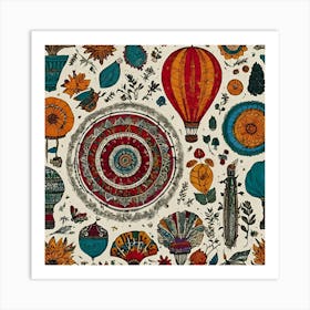 Hot Air Balloons Art Print