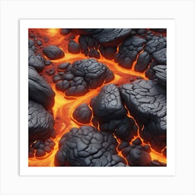 Lava Flow 53 Art Print