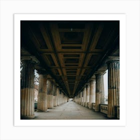 Pillars Stock Art Print